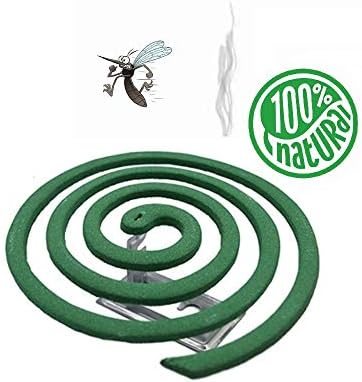LOV HOME Citronella Mosquito Coils 8-Pack with Stand