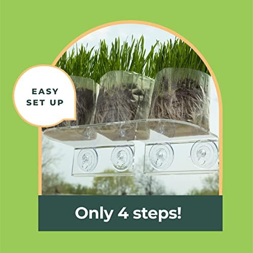 Window Garden Double Veg Ledge - Suction Cup Shelf for Plants