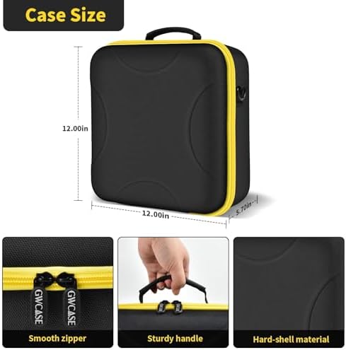GWCASE Carrying Case for DEWALT 20V MAX 3 in 1 Grinder DCS438B