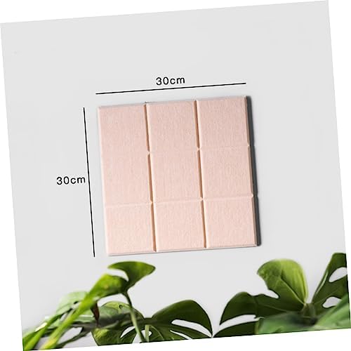 PRETYZOOM 3pcs Pink Decorative Bulletin Board for Wall
