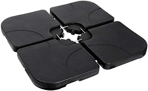 SUPER DEAL 4-Piece Cantilever Umbrella Base