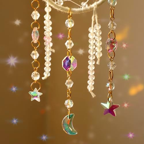 Artilady Butterfly Crystal Dream Catcher for Girls