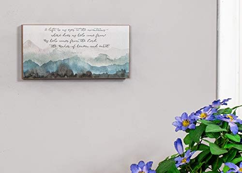 Dicksons Mountain Blue Silhouette Wall Plaque