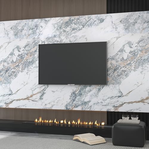 Adrmpest 394x48 Inch Marble Contact Paper for Countertops and Walls