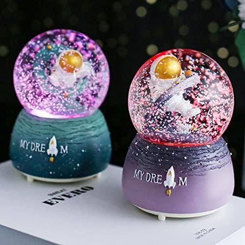Astronaut Snow Globe Musical Glitter 80MM