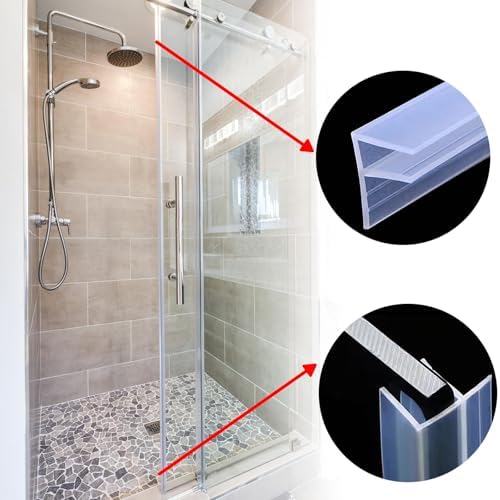 Frameless Shower Door Silicone Seal Strip 6mm 14 F Type