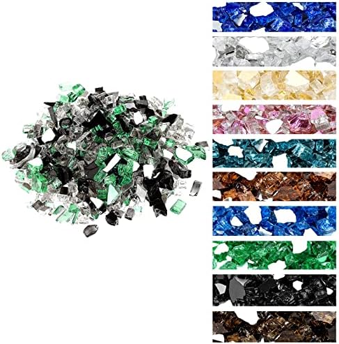 Onlyfire 10 Pounds Blended Reflective Fire Glass