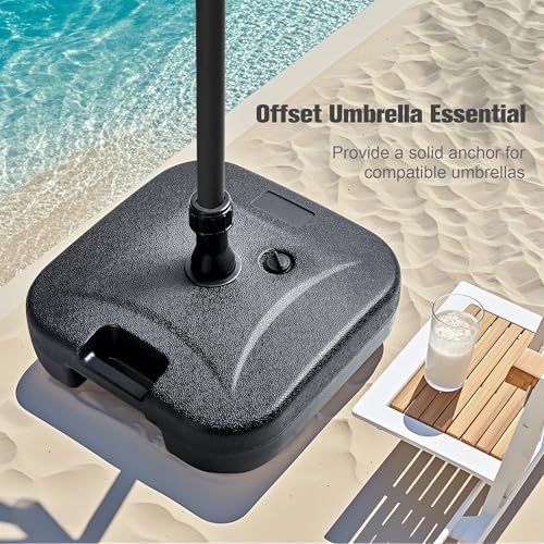VECELO Square Heavy Duty Umbrella Base Stand
