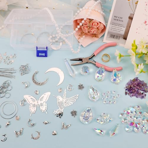 HYBEADS 400 Pcs Suncatcher Making Kit