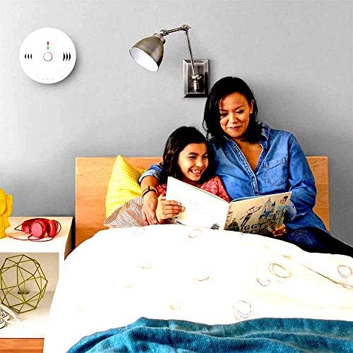 GLBSUNION Combination Smoke and CO Detector Alarm 2-Pack