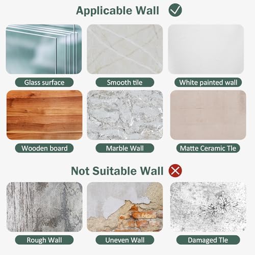 Felt Wall Tiles Bulletin Board with 40 Push Pins 12 Pack Large Office Cork Board Alternative