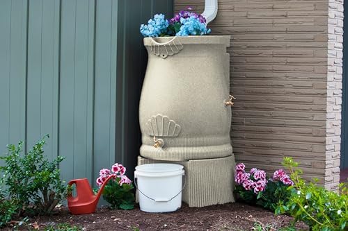 Good Ideas Rain Wizard Urn Stand Sandstone