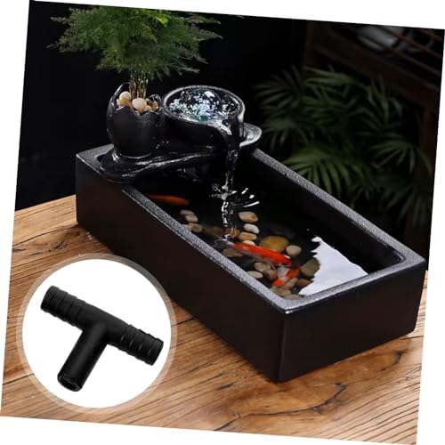 UPKOCH 10pcs T-Shaped Hose Connectors for Desk Fountains and Waterfall Accessories