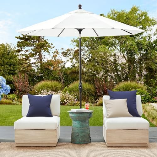 Metliv Premium 18x18 Inch Outdoor Throw Pillows 2 PCS - Waterproof Beige