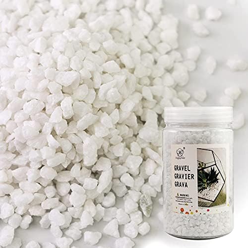 HappyFiller Decorative White Gravel for Plants and Aquariums