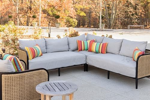 RSH Decor Square Throw Pillows Set of 4 17x17