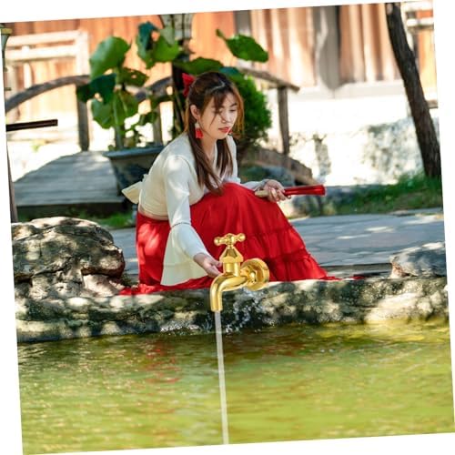 Totority Floating Water Tap Fountain Decor Outdoor Garden