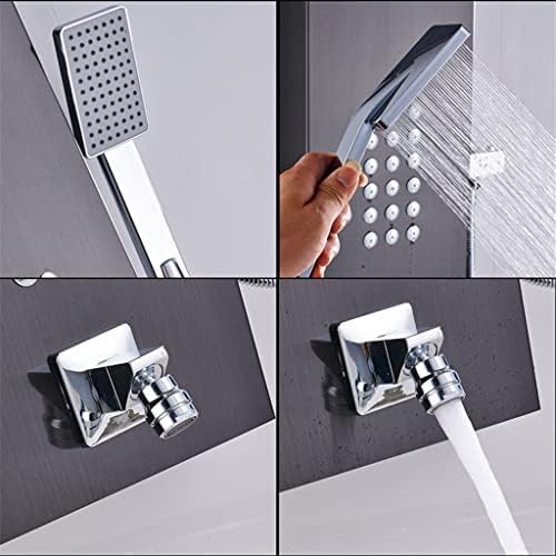 Thermostatic Shower Faucet with Waterfall and 3 Handles