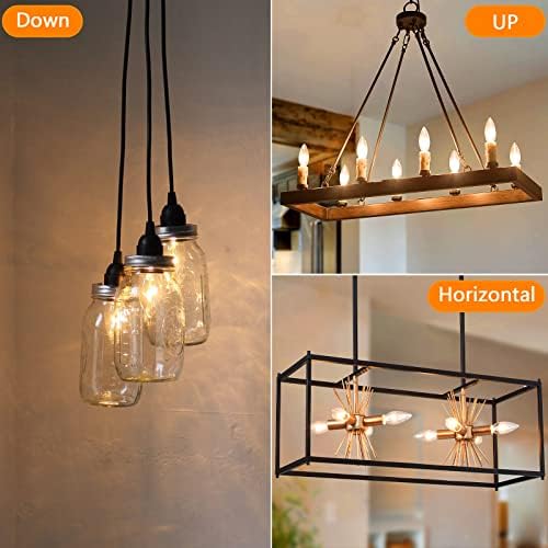 Brightever Vintage Incandescent 40Watt E12 Light Bulbs 12-Pack Warm White