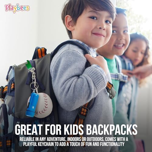 Mini Plastic Flashlight Keychain Bulk - 24 Pieces Assorted Colors LED for Kids