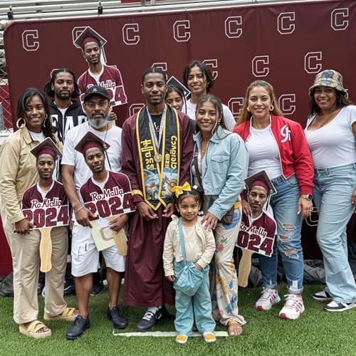 Personalized Graduation Fans with Photo Name Class of 2025 Funny Big Head Face Custom Cardboard Cutout with Handle