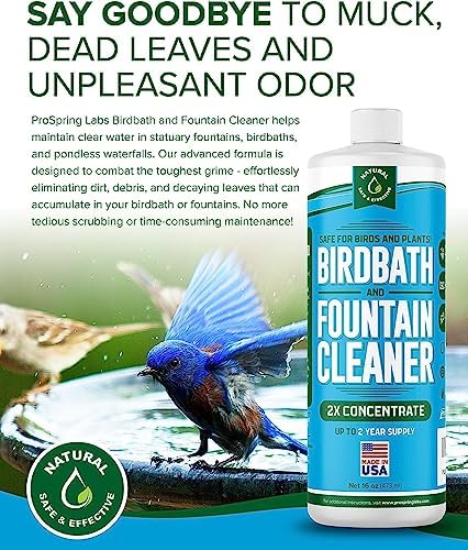 ProSpring Labs Bird Bath Fountain Cleaner 16 oz