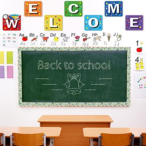 59ft Eucalyptus Boho Border Trim Decor Wall Decals Green Vintage Style