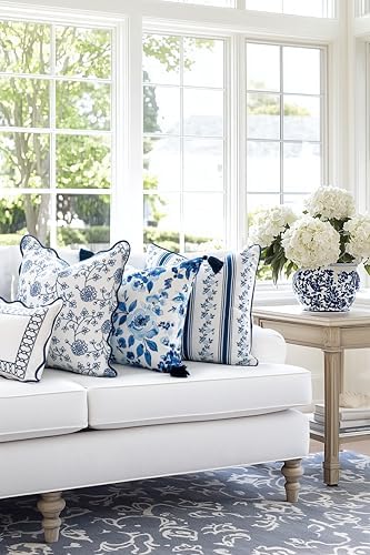 Hofdeco Premium Coastal Throw Pillow Cover 18x18