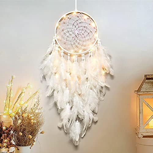 Dremisland Dream Catcher Wall Hanging with Lights