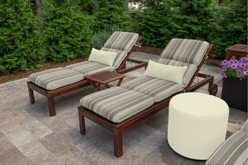 TRP Indoor Outdoor Rectangle Lumbar Throw Pillow with Insert