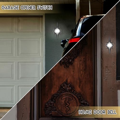 Saillong Lighted Doorbell Button with Star Design