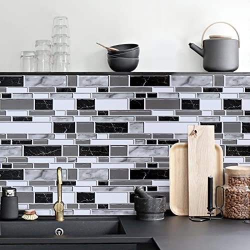 Livebor Peel and Stick Waterproof Kitchen Backsplash Wall Paper