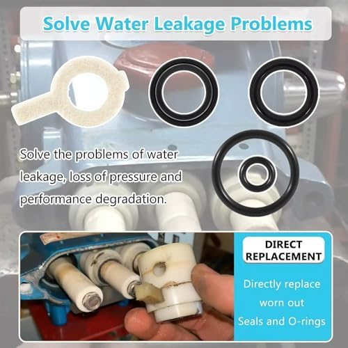 DHAZIR 30623 Seal Kit Replacement for 5 Frame Plunger Pumps 3PACK