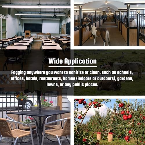 7L Electric ULV Fogger Machine Portable for Indoor and Outdoor Cleaning