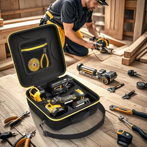 GWCASE Carrying Case for DEWALT 20V MAX 3 in 1 Grinder DCS438B
