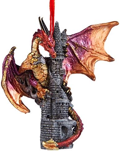 Design Toscano Christmas Tree Dragon Statue