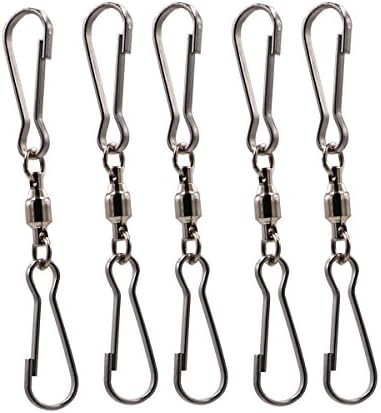 LGEGE Wind Spinner Hangers 5 PCS Dual Clip Swivel