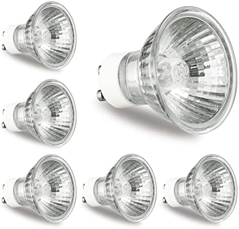 GODONLIF GU10 Halogen Bulb 50W 2700K Warm White Dimmable Pack of 6