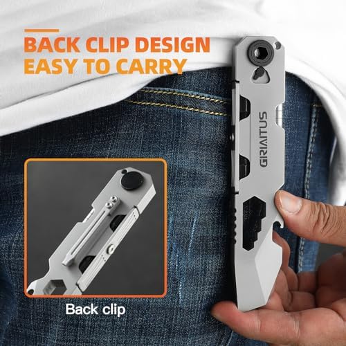EDC Pry Bar Multitool with Ratchet Screwdriver and Magnetic Pen