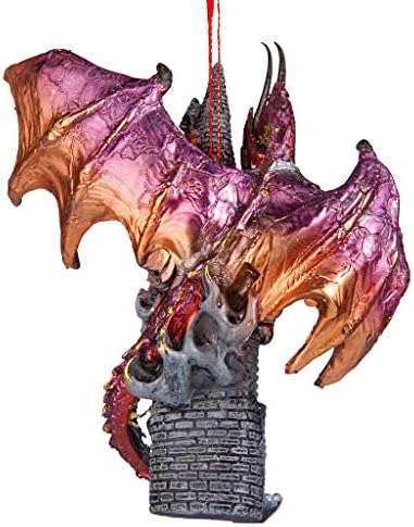 Design Toscano Christmas Tree Dragon Statue