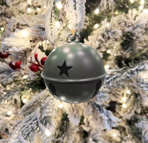 Haute Decor Jingle Bell Ornaments 6-Pack Assorted Colors