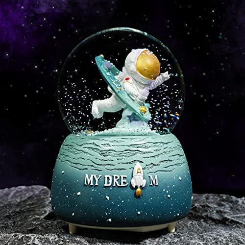 Astronaut Snow Globe Musical Glitter 80MM