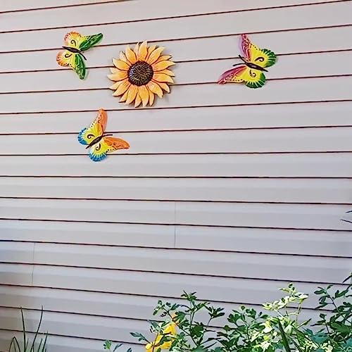 Hanizi Metal Sunflower Wall Art Decor