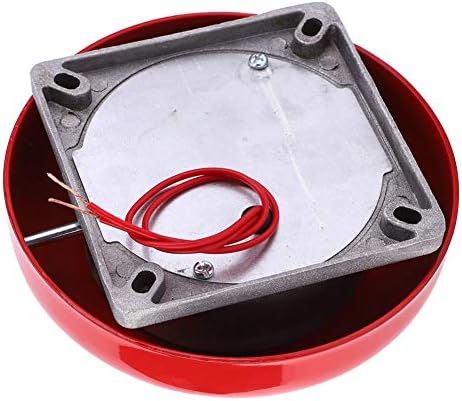 Electric Round Alarm Bell with Solid Aluminum Base