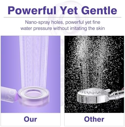 Vitamin C Shower Head with Filter and Lavender Scent