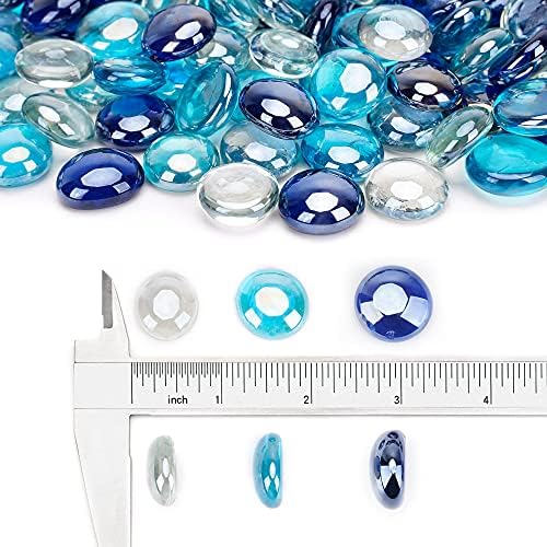Stanbroil 10 Pounds Blended Fire Glass Beads 12 Inch