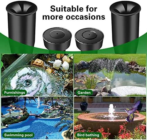 Hottche Water Fountain Nozzle Set 8 Pcs Size S