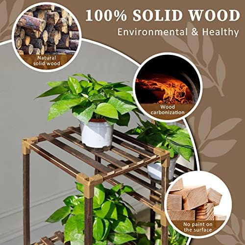 Uneedem 10 Tier Plant Stand for Indoor Outdoor Use