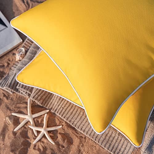 Phantoscope 2 Pack Waterproof Throw Pillow Covers