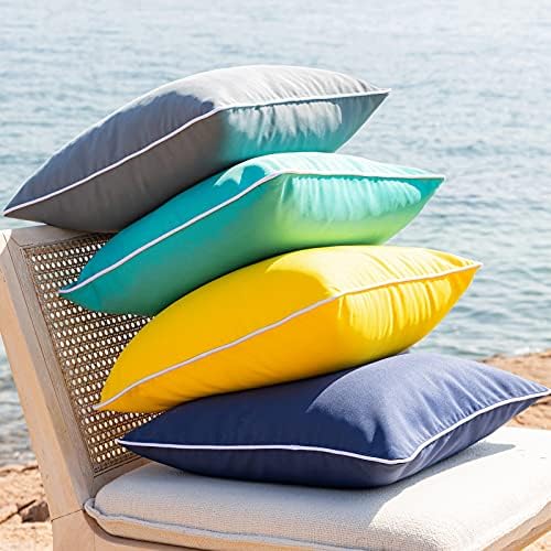 Phantoscope 2 Pack Waterproof Throw Pillow Covers